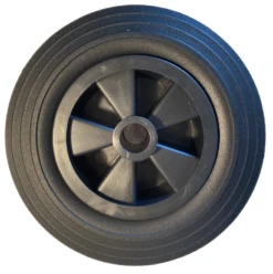 Caravan Spare Jockey Plastic Wheel With Solid Rubber Tyre 190mm BJ700