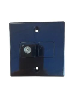 Black TV Socket Caravan Motorhome Campervan PO347