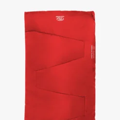 Highlander Sleepline 250 Envelope Sleeping Bag Red SB034-Red
