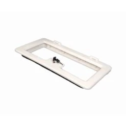 Caravan NDS 555 Battery Box Door Complete With Lock And Keys White PO790