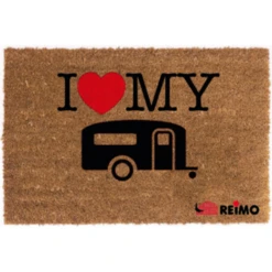 Reimo I Love My Caravan Coconut Door Mat51651