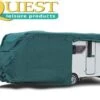 Quest Caravan Cover Pro Max 23-25ft (XXX Large) With Hitch Cover 8ft Wide 4347G8