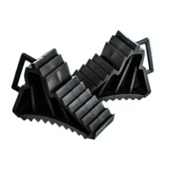 PLS Caravan Levelling Wheel Chocks Black Pair BJ180