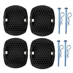 Royal Deluxe Jack Pads X 4 Metal Pins Levelling Corner Feet R869