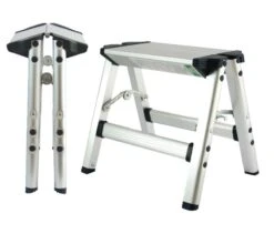 Lightweight Folding Aluminium Step Stool 150Kg Capacity PO968