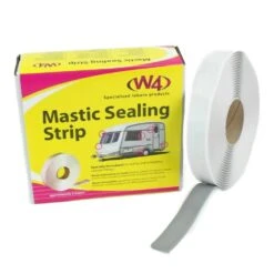 W4 White 19mm Wide Mastic Sealing Strip (5m Roll)