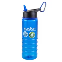 Summit 700ml Water Bottle With Carabiner Clip SUM696072 – Blue