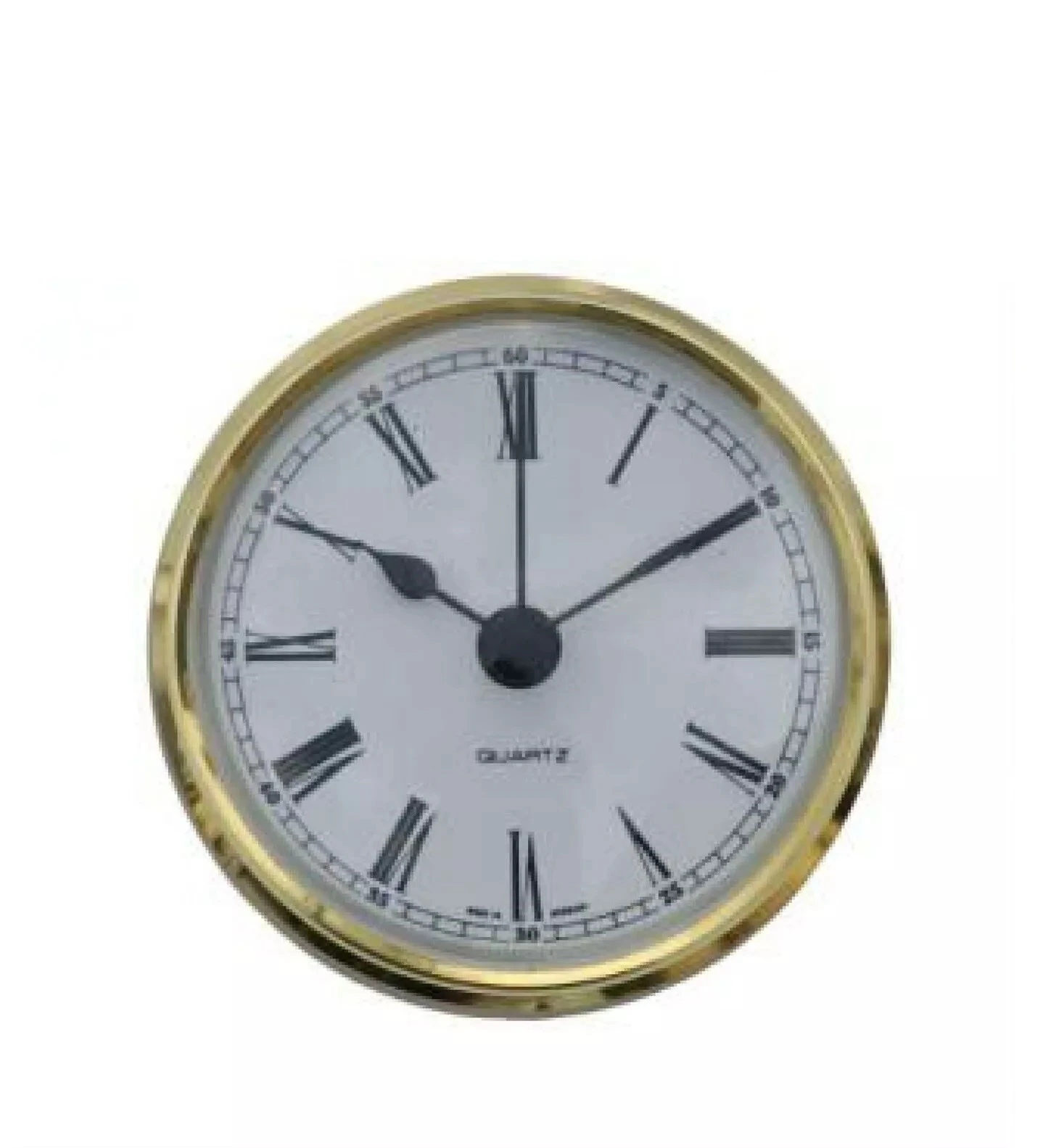Caravan Motorhome Quartz Clock 85mm Surface Brass C/w Battery ME502 2 Caravan Motorhome Quartz Clock 85mm Surface Brass C/w Battery ME502 - Image 2