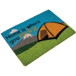 Quest Heavy Duty Coir Home Is Where You Pitch It Tent Mat C0077