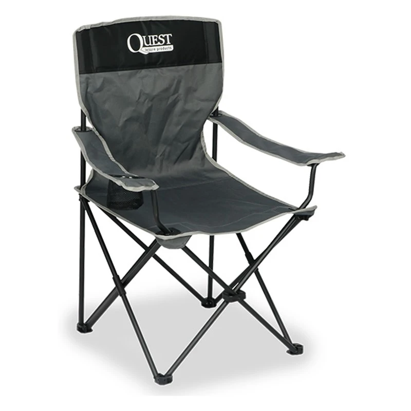 Quest Leisure Autograph Festival Camping Chair Black Edition F2051-BL 1 Quest Leisure Autograph Festival Camping Chair Black Edition F2051-BL