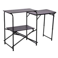 Quest Rosemary Camping Kitchen Stand – Black F3100