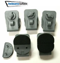 Caravan Awning Bracket Pads Flat & Stepped – Pack Of 5 Fits All Caravan Awnings