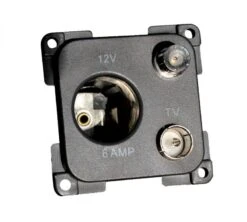 C-line 12 Volt TV And Satellite Socket BCA Caravan PO255