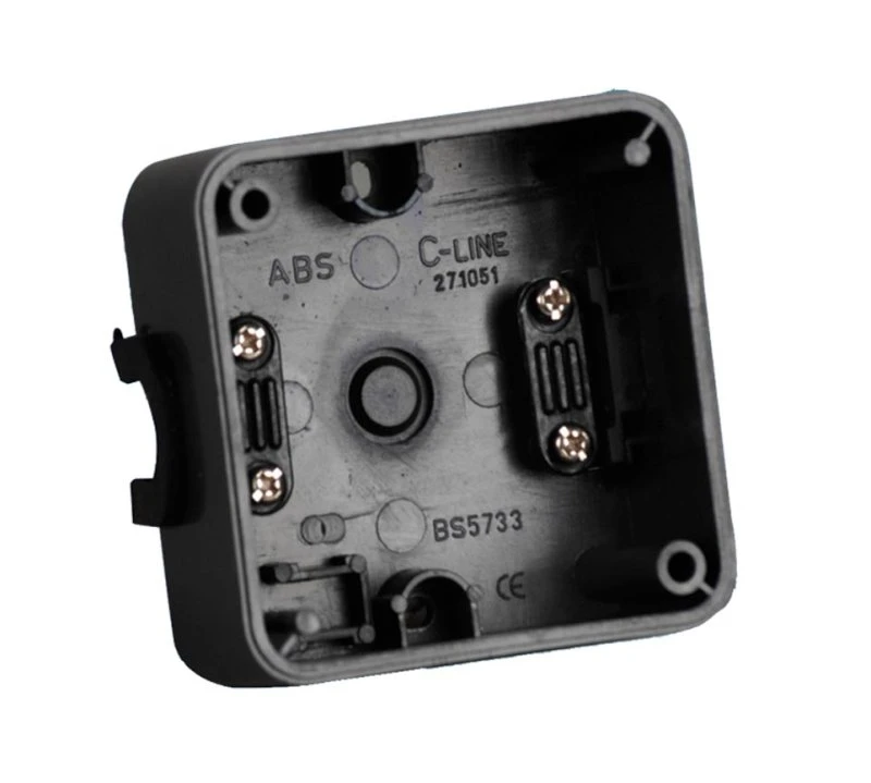 C-Line Black Square Back Box Caravan Motorhome PO298 1 C-Line Black Square Back Box Caravan Motorhome PO298