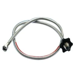 750mm Stainless Steel Hose Pigtail Propane Handwheel SS750PRO