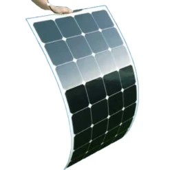 Caravan Motorhome CURVE Flexible 120w Solar Panel Kit