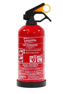 Streetwize 1kg Fire Extinguisher Dry Powder BC Classification
