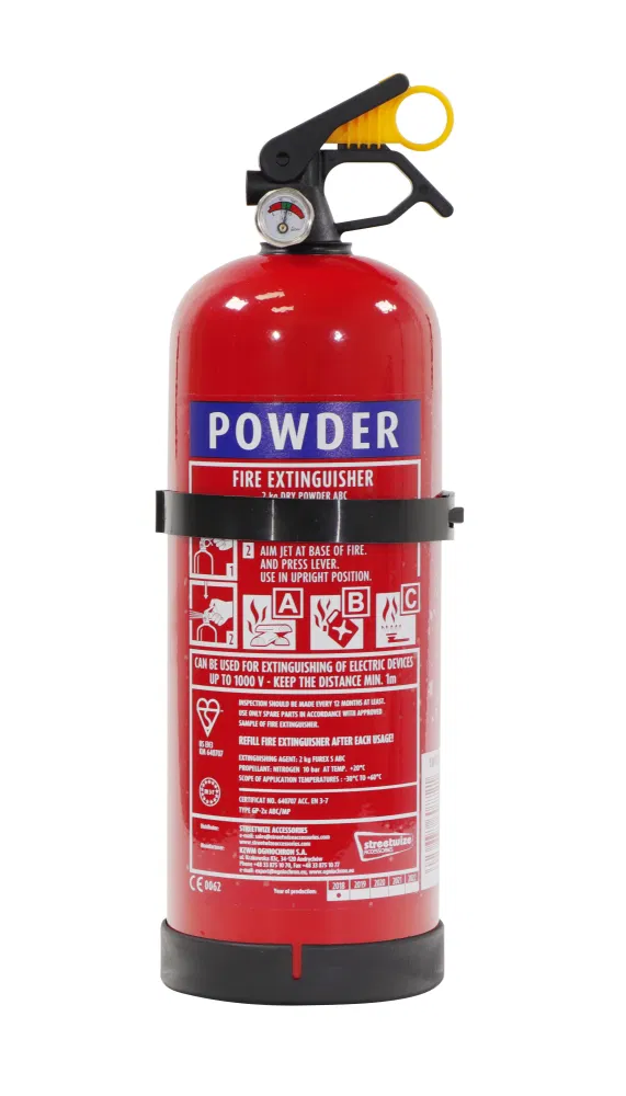 Streetwize 2kg Fire Extinguisher Dry Powder With Gauge ABC Classification 1 Streetwize 2kg Fire Extinguisher Dry Powder With Gauge ABC Classification