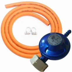 Butane Cooker BBQ 4.5 Regulator + LPG Gas Hose Clips