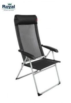 Royal Lollipop Textilene Recline Garden Camping Caravan Chair V780/B -Camping Online 1032302