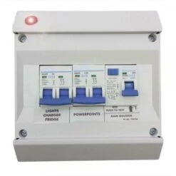Caravan Deluxe Mains Consumer Unit 240v Caravan Motorhome Camper PO104