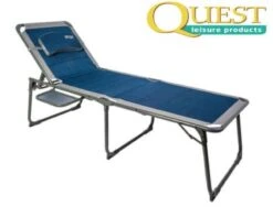 Quest Elite Ragley Pro Range Padded Lounger With Side Table F1304 -Camping Online 1116381