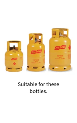 Butane 28-30 Mbar Gas Regulator Fits Calor 21mm Clip On Bottle 46350 -Camping Online 13