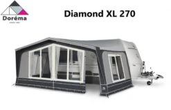 Dorema Diamond XL 270 Seasonal Awning 25mm Fibre Tech Plus Frame -Camping Online 1314B