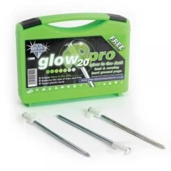 Blue Diamond Glow In The Dark Hard Ground Pegs X 20 Inc Case PEG222 -Camping Online 136971