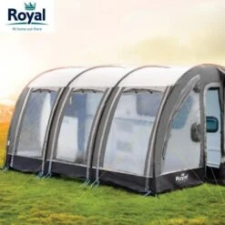 Royal Lightweight Welbeck 390 Poled Porch Awning Caravan Outdoors Touring