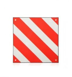 PLS Motorhome Aluminium Rear Warning Sign Safety Signal Reflector Plate PH925 -Camping Online 1671a