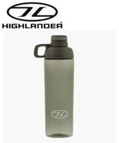 Highlander GREY Hydrator Water Bottle 850ml Hiking Outdoor Trekking BPA Free -Camping Online 1762