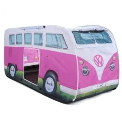 Official VW Campervan T1 T2 Kids Volkswagon Pop Up Play Tent – Pink