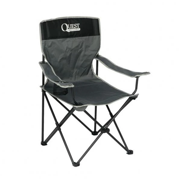Quest Leisure Autograph Festival Camping Chair Black Edition F2051-BL 4 Quest Leisure Autograph Festival Camping Chair Black Edition F2051-BL - Image 4