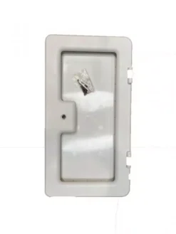 NBB Battery Box Door White C/w Snake Lock Caravan Motorhome PD1703 -Camping Online 2 11 1