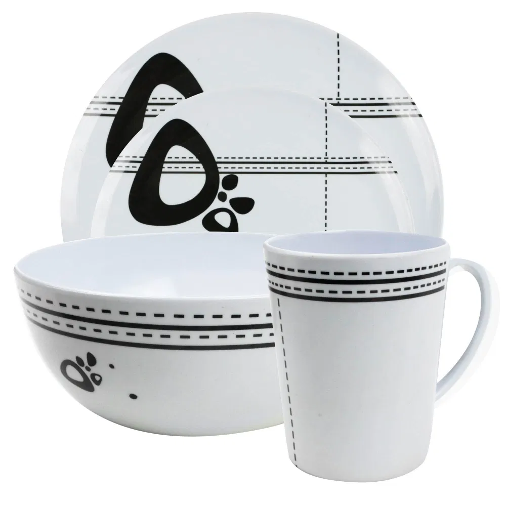 Leisurewize 16 Piece Abstract Melamine Dinner Set Caravan Motorhome LWACC235 2 Leisurewize 16 Piece Abstract Melamine Dinner Set Caravan Motorhome LWACC235 - Image 2