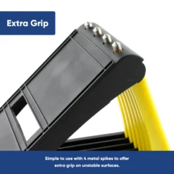 Leisurewize Pair Of Folding Wheel Chocks With Spikes LW570 -Camping Online 2 12 1