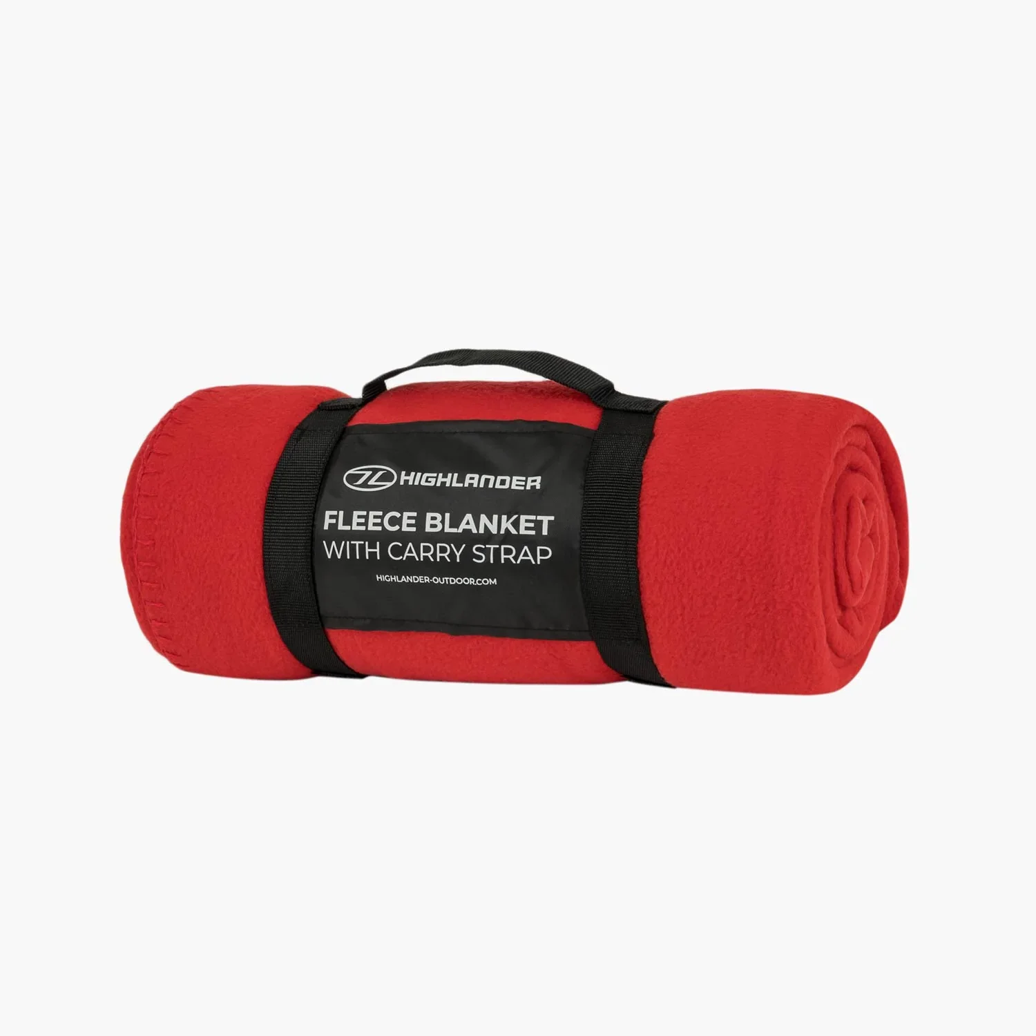 Highlander Soft Polyester Fleece Blanket Red SB045-RD. 2 Highlander Soft Polyester Fleece Blanket Red SB045-RD. - Image 2