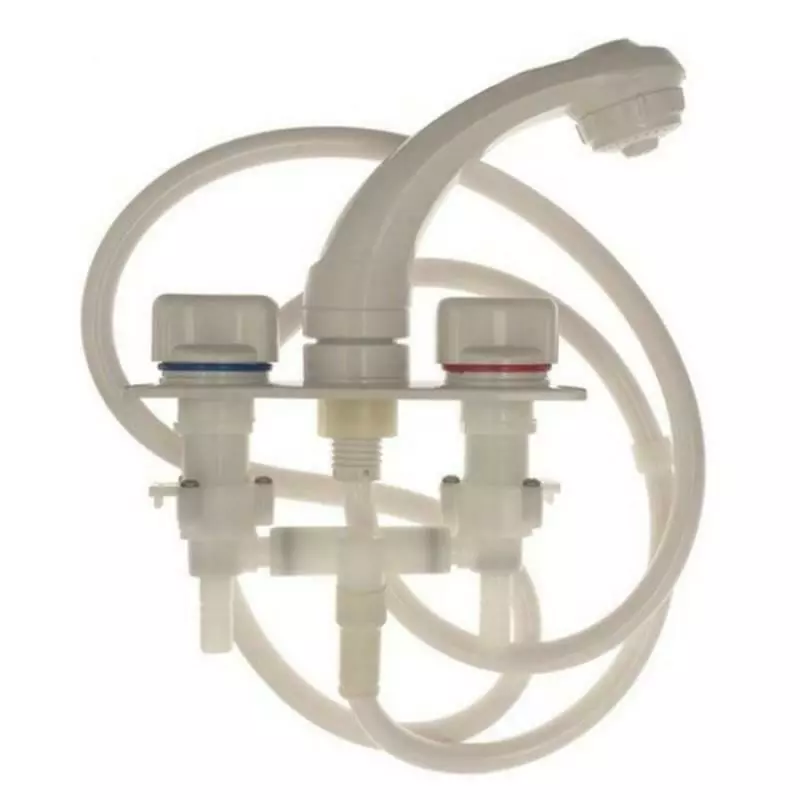 Whale Elegance White Combo Tap And Shower Mixer RT2500 3 Whale Elegance White Combo Tap And Shower Mixer RT2500 - Image 3