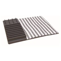 PLS Drying Rack Microfibre Mat Compact Foldable Drying Rack Dark Grey