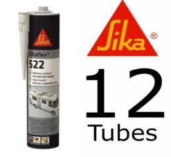 Box Of 12 – White Sikaflex 522 Caravan – BG170-12