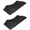 Leisurewize 2 X Tyre Saver Round Wheel Stop Leveller RampLWACC47