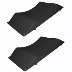 Leisurewize 2 X Tyre Saver Round Wheel Stop Leveller RampLWACC47