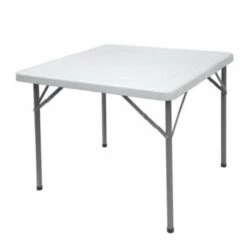 Leisurewize Blow Moulded Table 3ft Square Unfolded 88cm (L) X 88cm (W) X 73.5 H -Camping Online 2056512
