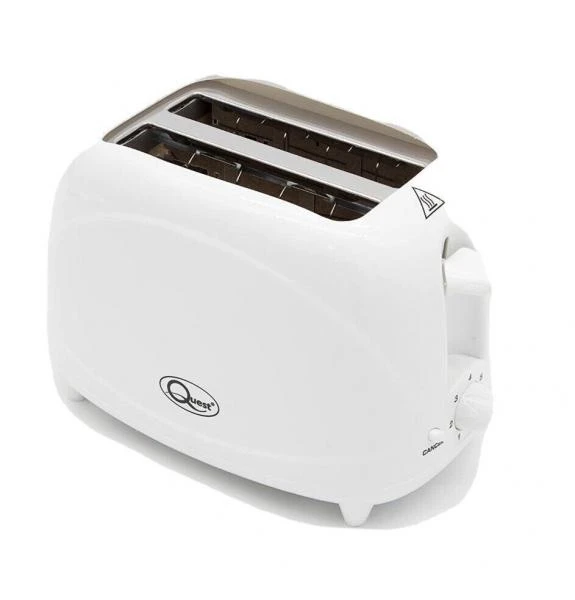 Quest Low Wattage 2 Slice Toaster Campsite Caravan Motorhome White K0036W 6 Quest Low Wattage 2 Slice Toaster Campsite Caravan Motorhome White K0036W - Image 6
