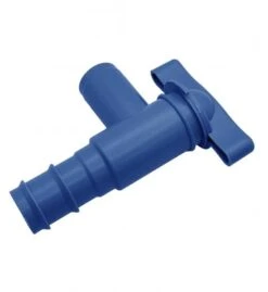 Blue 28mm Fresh Water Drainage Tap Outlet Food Safe Caravan Motorhome Campervan -Camping Online 2114