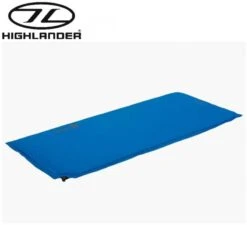 Highlander Base S Self Inflating Mat Sleeping Mat 120cm Camping Hiking Blue -Camping Online 2155001