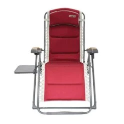 Quest Bordeaux Pro Relax XL Chair With Side Table Caravan Camping Garden F1343 -Camping Online 2229604