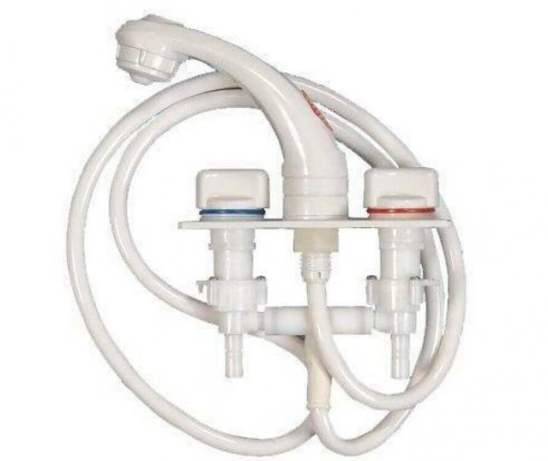 Whale Elegance White Combo Tap And Shower Mixer RT2500 1 Whale Elegance White Combo Tap And Shower Mixer RT2500