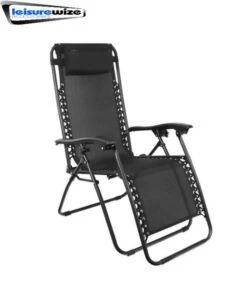 Leisurewize Dreamcatcher Dream Catcher Zero Gravity Caravan Garden Relaxer BLACK